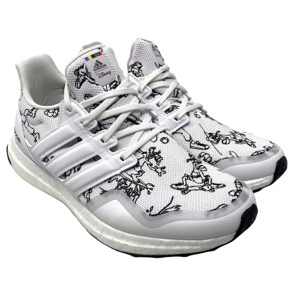 ADIDAS Ultraboost DNA x Disney Sneaker Youth Size 7, Women’s Size 8 in White - Picture 4 of 13
